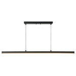 Vega 45-in Black LED Linear Pendant