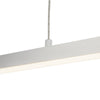 Vega 45-in Brushed Nickel LED Linear Pendant