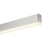 Vega 45-in Brushed Nickel LED Linear Pendant