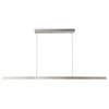 Vega 45-in Brushed Nickel LED Linear Pendant