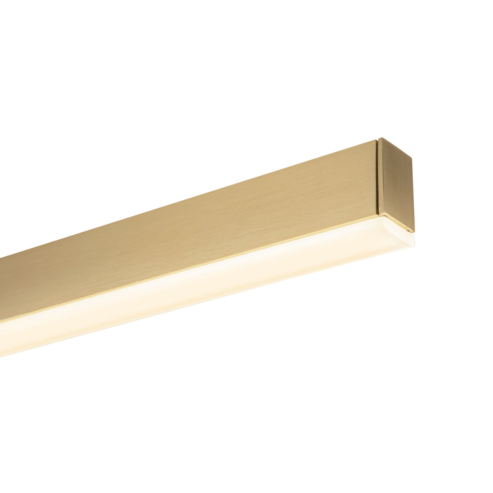 Vega 56-in Brushed Gold LED Linear Pendant