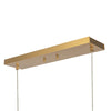 Vega 56-in Brushed Gold LED Linear Pendant