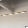 Vega 56-in Brushed Gold LED Linear Pendant