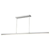 Vega 56-in Brushed Nickel LED Linear Pendant