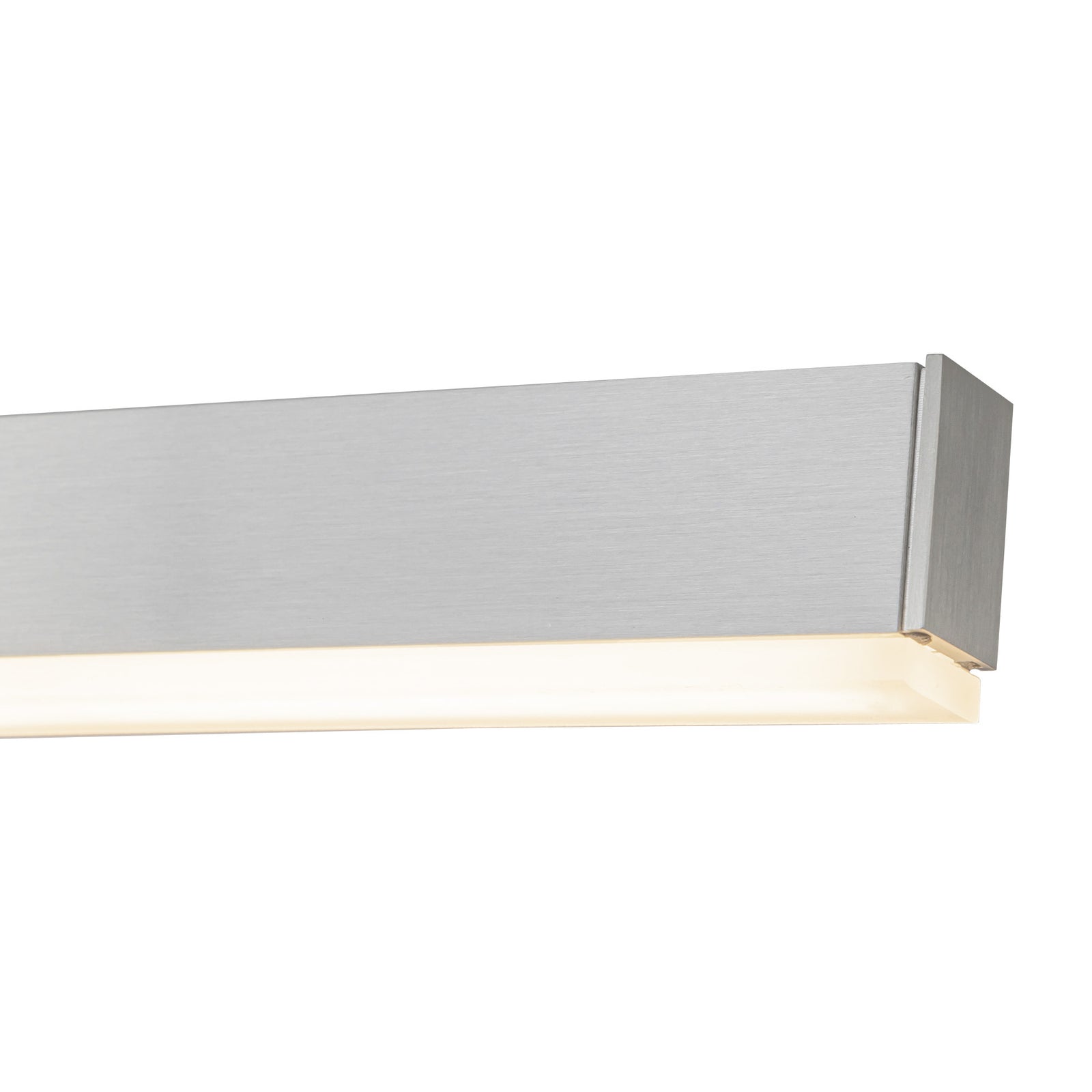 Vega 56-in Brushed Nickel LED Linear Pendant
