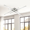 Vega Minor 32-in Brushed Nickel LED Flush Mount