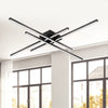 Vega Minor 47-in Black LED Flush Mount