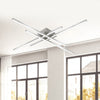 Vega Minor 47-in Brushed Nickel LED Flush Mount