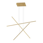 Vega Minor 41-in Brushed Gold LED Multi Pendant