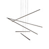 Vega Minor 45-in Black LED Multi Pendant
