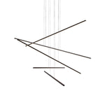 Vega Minor 45-in Black LED Multi Pendant