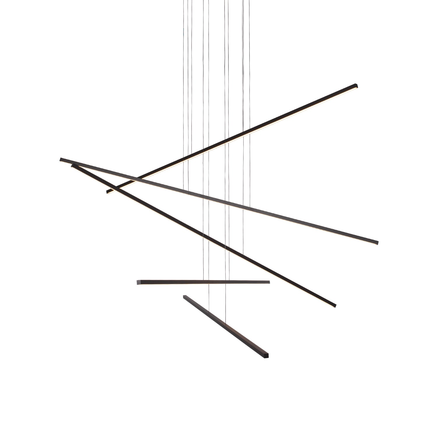 Vega Minor 45-in Black LED Multi Pendant