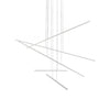 Vega Minor 47-in Brushed Nickel LED Multi Pendant