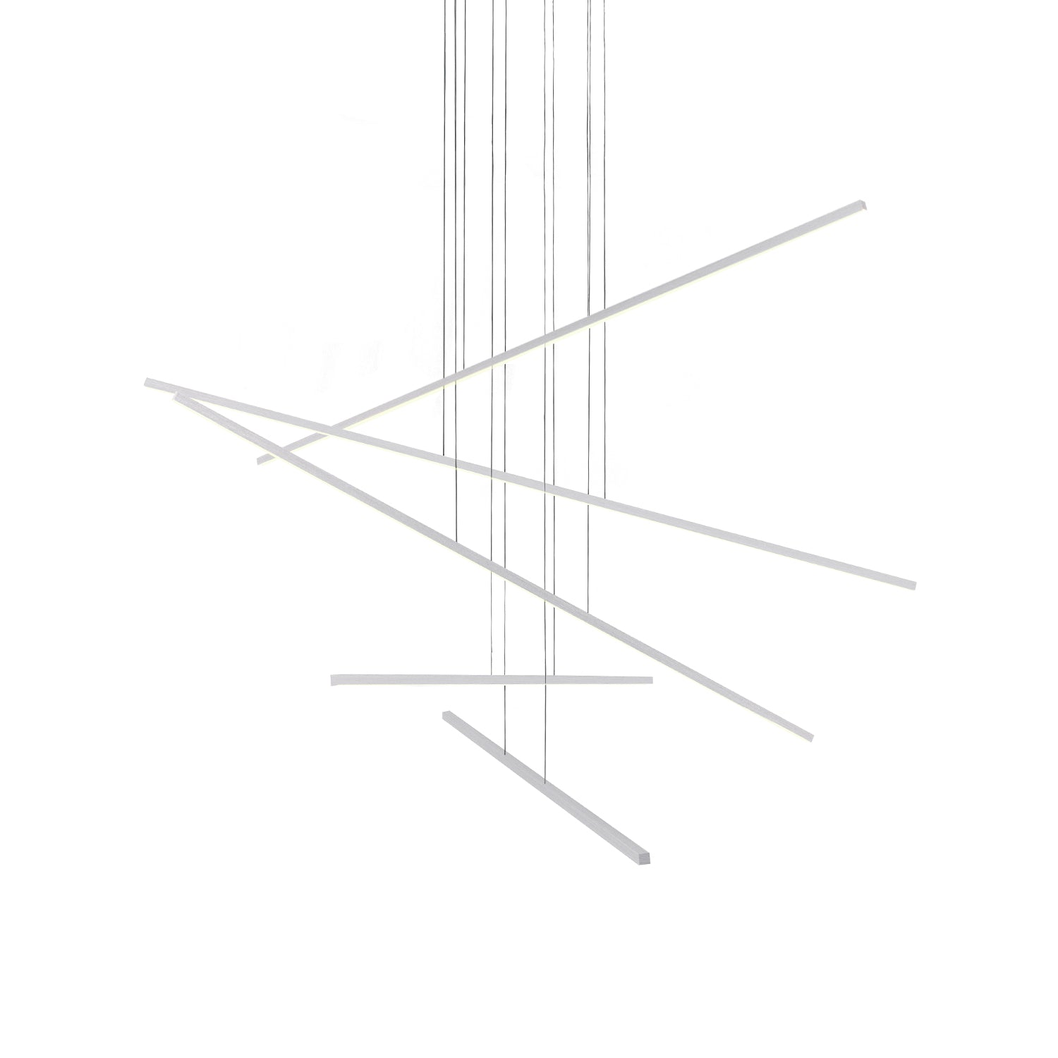 Vega Minor 47-in Brushed Nickel LED Multi Pendant
