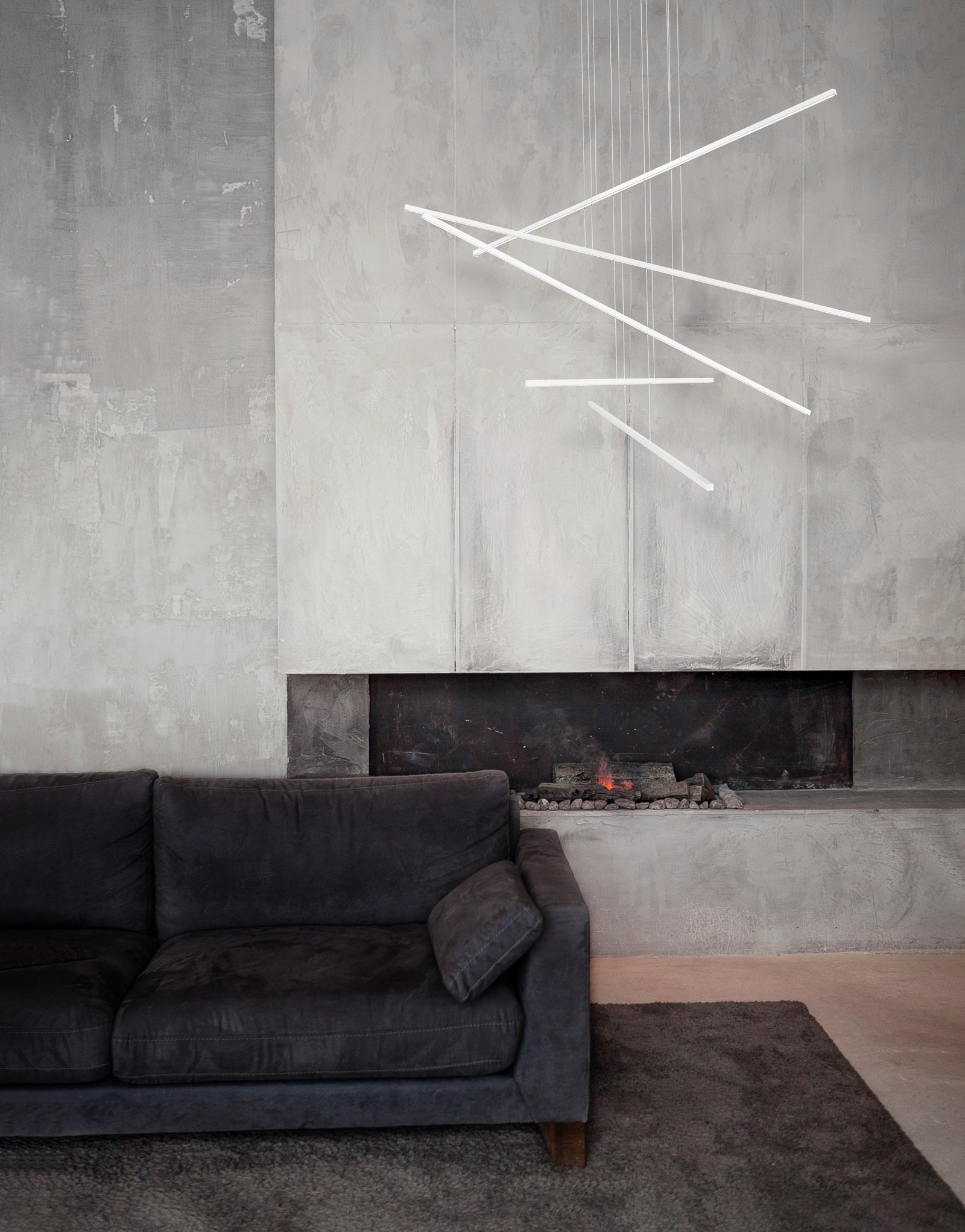 Vega Minor 47-in White LED Multi Pendant