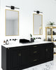 Vega Minor 24-in Black LED Vanity