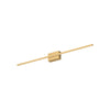 Vega Minor 36-in Brushed Gold LED Vanity