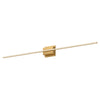 Vega Minor 48-in Brushed Gold LED Wall Sconce
