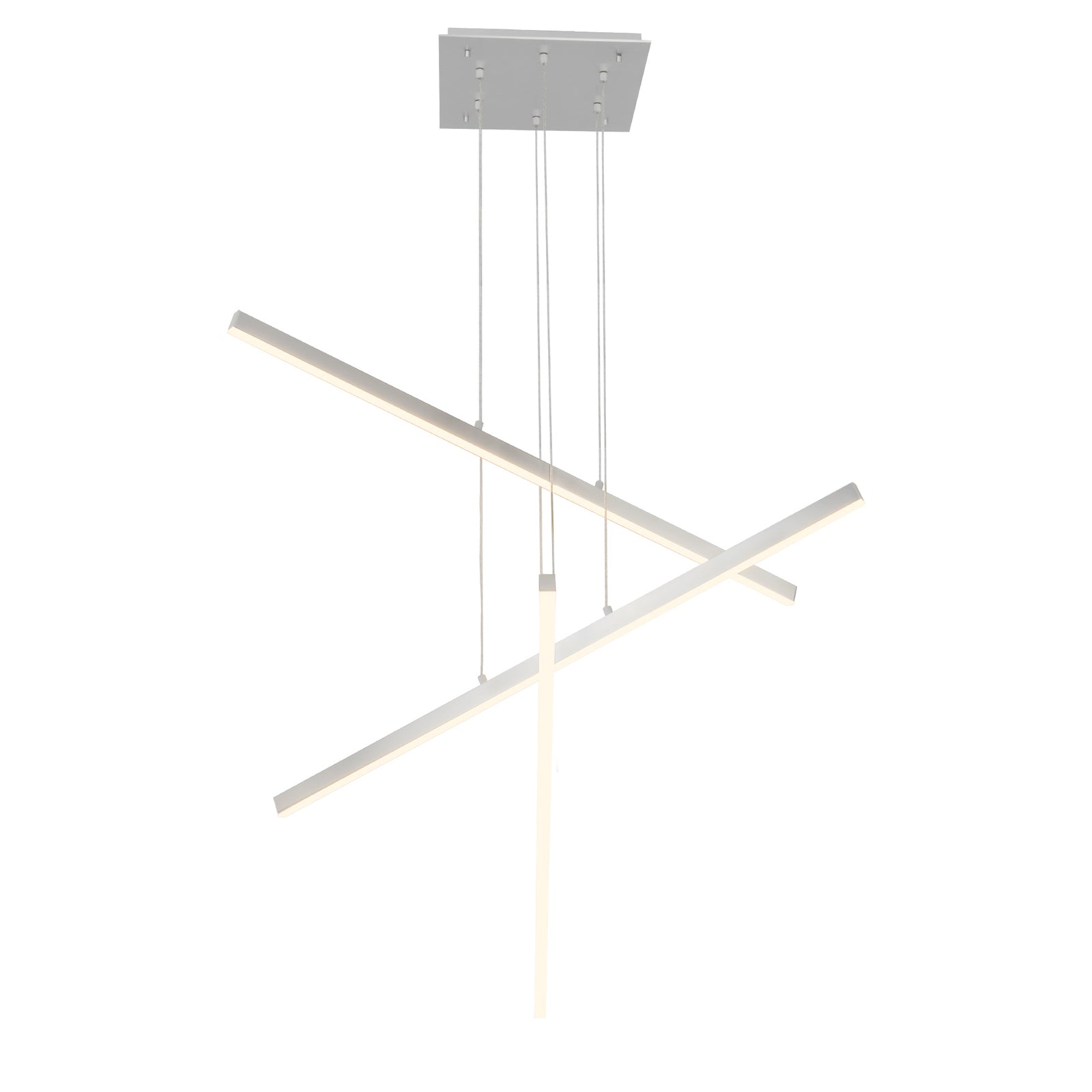 Vega 45-in Nickel LED Multi Pendant