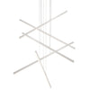 Vega 45-in Brushed Nickel LED Multi Pendant