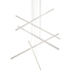 Vega 45-in Brushed Nickel LED Multi Pendant