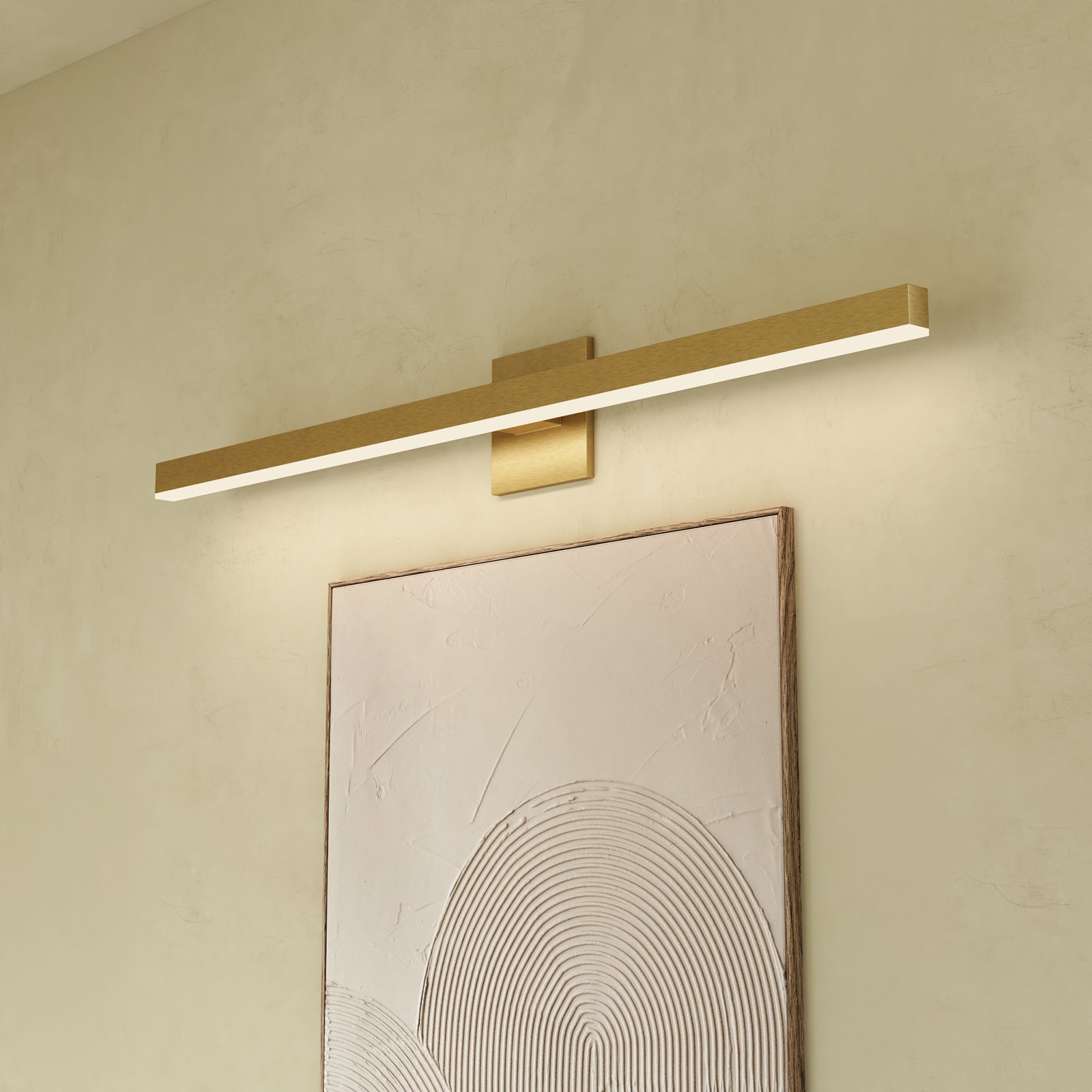 Vega 37-in Brushed Gold LED Vanity (2700K)