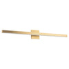 Vega 37-in Brushed Gold LED Vanity