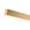 Vega 37-in Brushed Gold LED Vanity