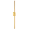 Vega 36-in Brushed Gold LED Wall Sconce