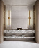 Vera 52-in Brushed Gold LED Vanity Light