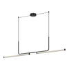 Vesper 73-in Black LED Linear Pendant
