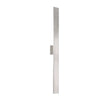 Vesta 50-in Brushed Nickel LED All terior Wall