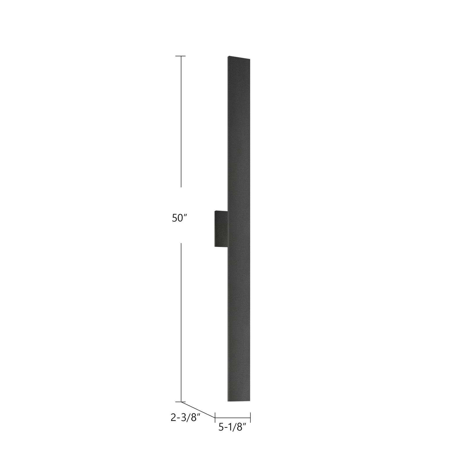 Vesta 50-in White LED All terior Wall