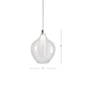Victoria 7-in Chrome LED Pendant