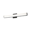 Longitude 24-in Black LED Vanity