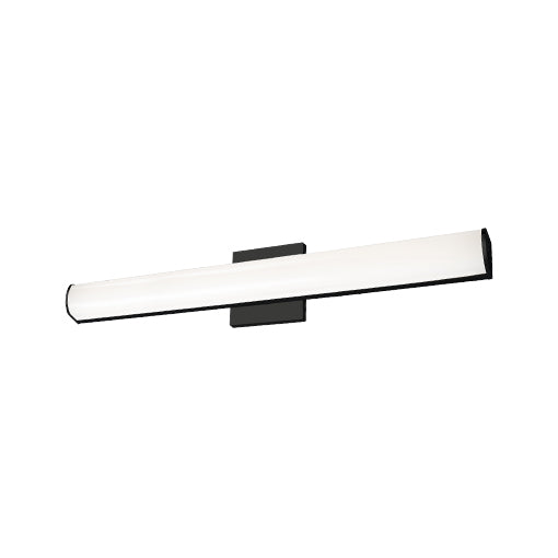 Longitude 24-in Black LED Vanity