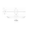 Tachi 25-in Vintage Brass LED Vanity Light
