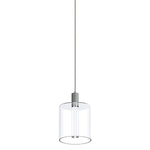 Velo Clear wTall Clear Single Pendant - 3W - Polished Chrome Socket