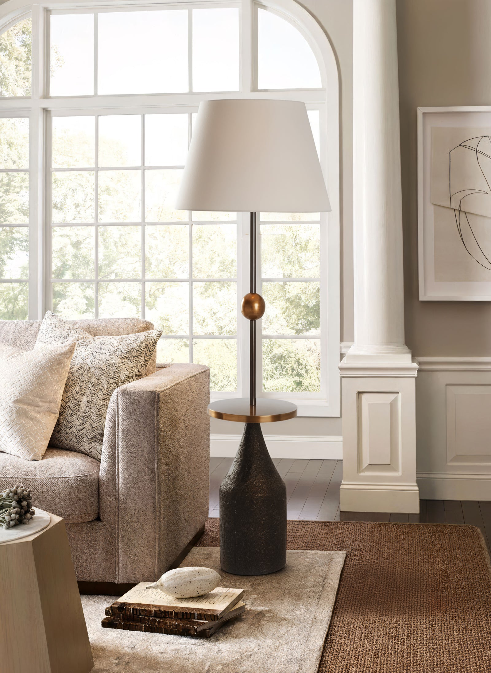Artemis Floor Lamp with Table