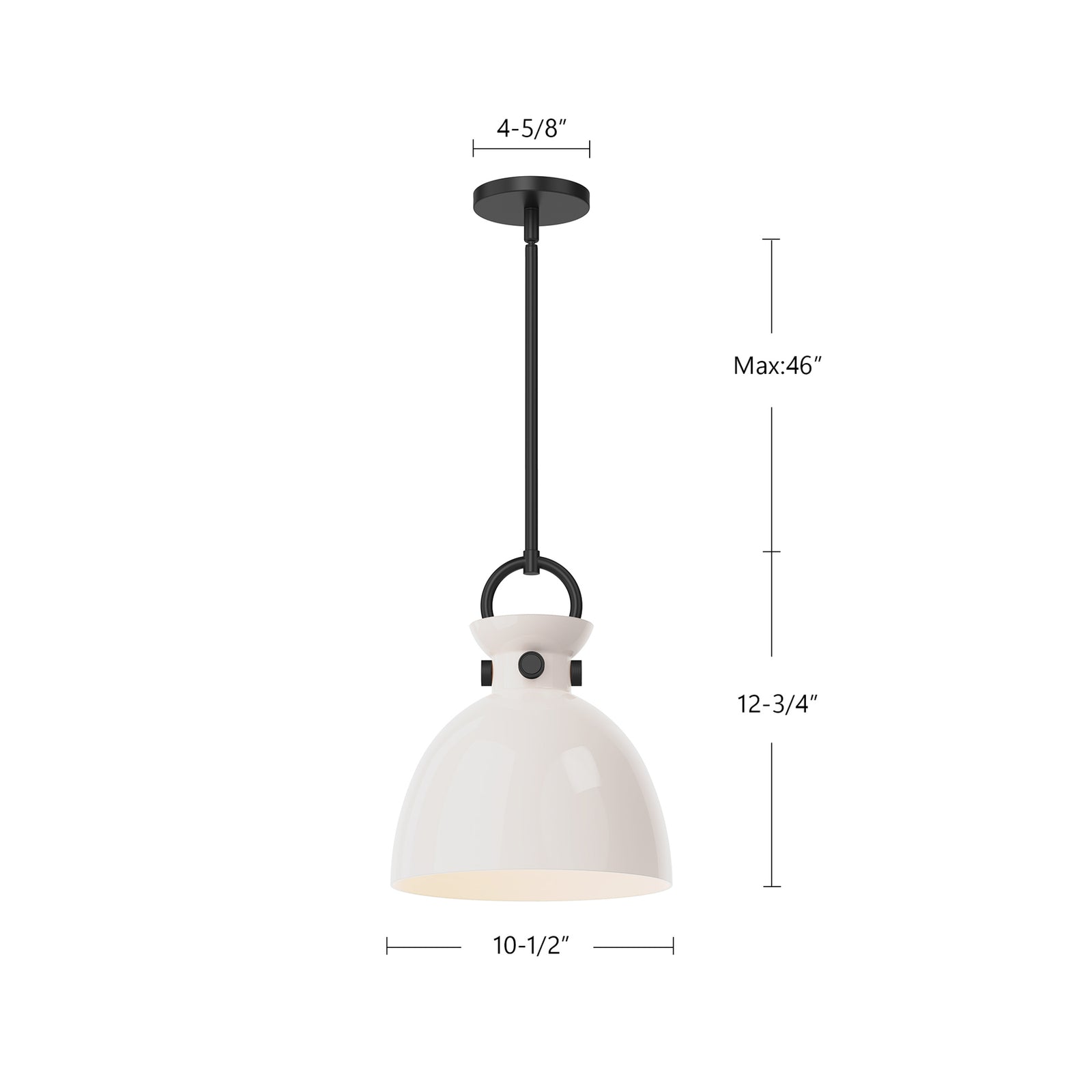 Waldo 11-in Aged Gold/Clear 1 Light Pendant