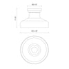 Westlake 11-in Glossy Opal Glass/Matte Black 1 Light Flush Mount