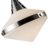 Willard 41-in Polished Nickel/Opal Matte Glass 2 Lights Linear Pendant