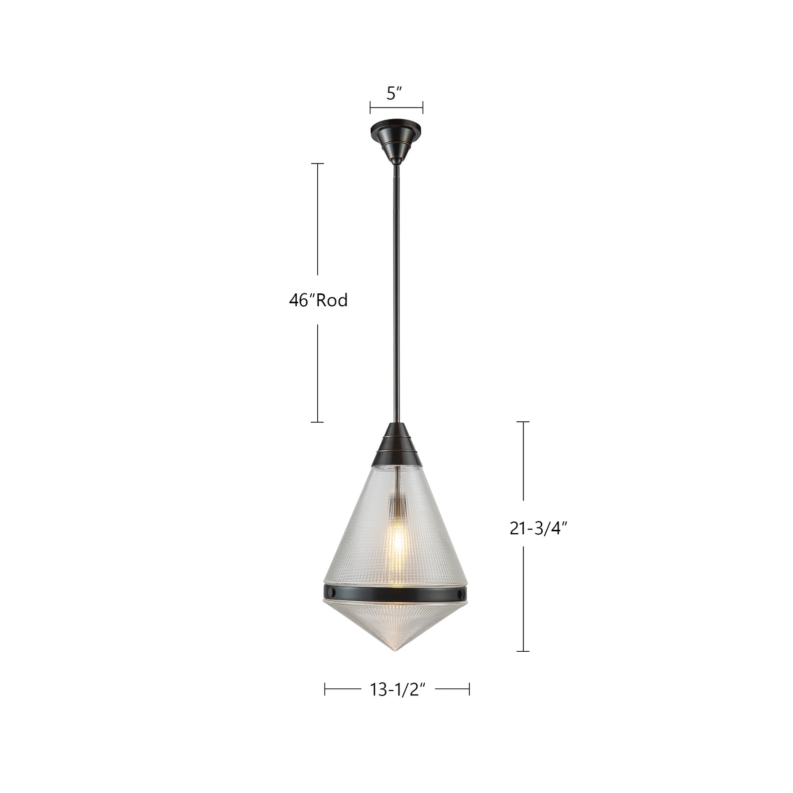 Willard 22-in Polished Nickel/Opal Matte Glass 1 Light Pendant