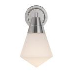 Willard 6-in Polished Nickel/Opal Matte Glass 1 Light Wall/Vanity