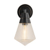 Willard 6-in Urban Bronze/Prismatic Glass 1 Light Wall/Vanity