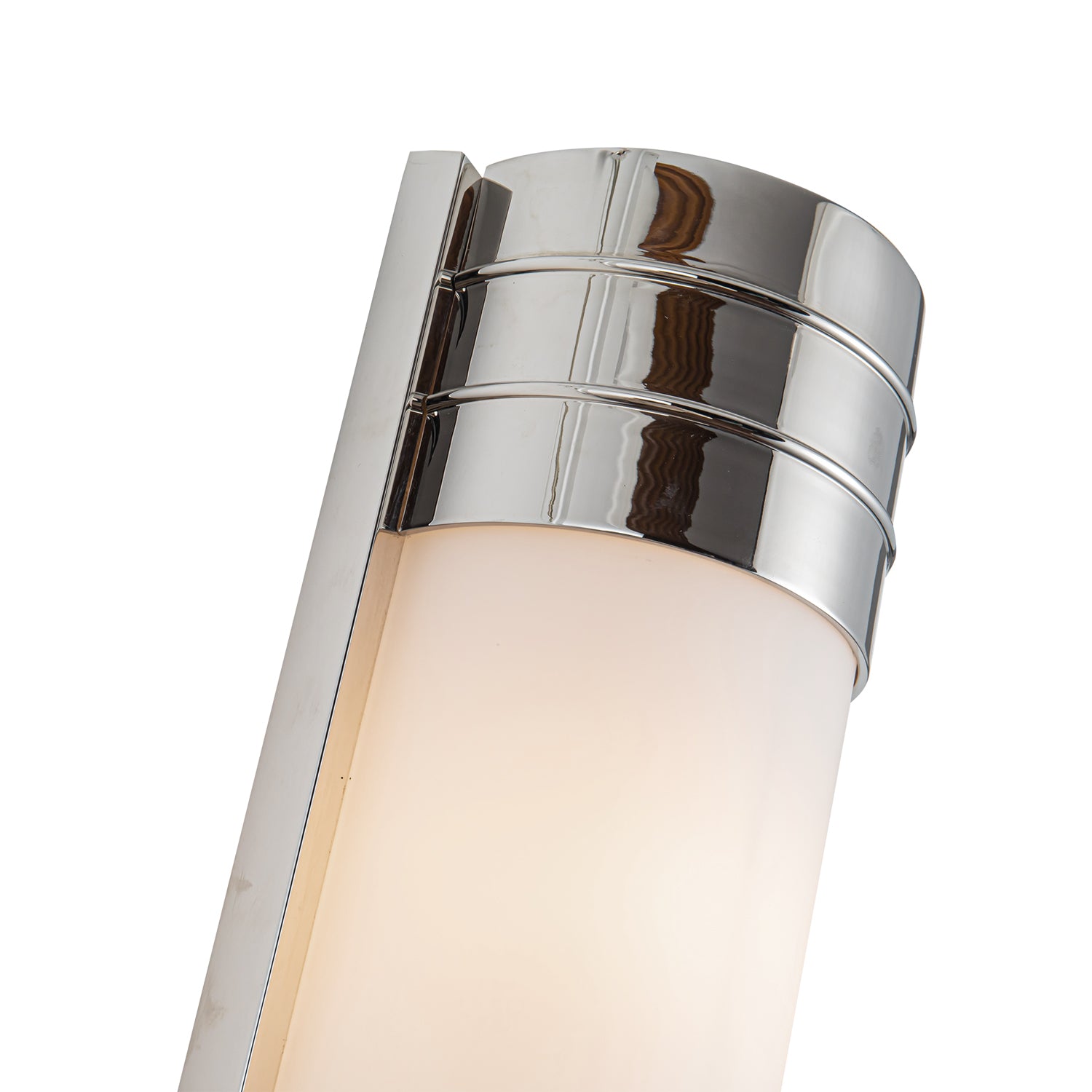 Willard 18-in Polished Nickel/Opal Matte Glass 2 Lights Wall/Vanity