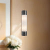 Willard 18-in Urban Bronze/Opal Matte Glass 2 Lights Wall/Vanity