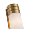 Willard 18-in Vintage Brass/Opal Matte Glass 2 Lights Wall/Vanity