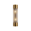 Willard 18-in Vintage Brass/Prismatic Glass 2 Lights Wall/Vanity