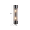 Willard 18-in Polished Nickel/Opal Matte Glass 2 Lights Wall/Vanity